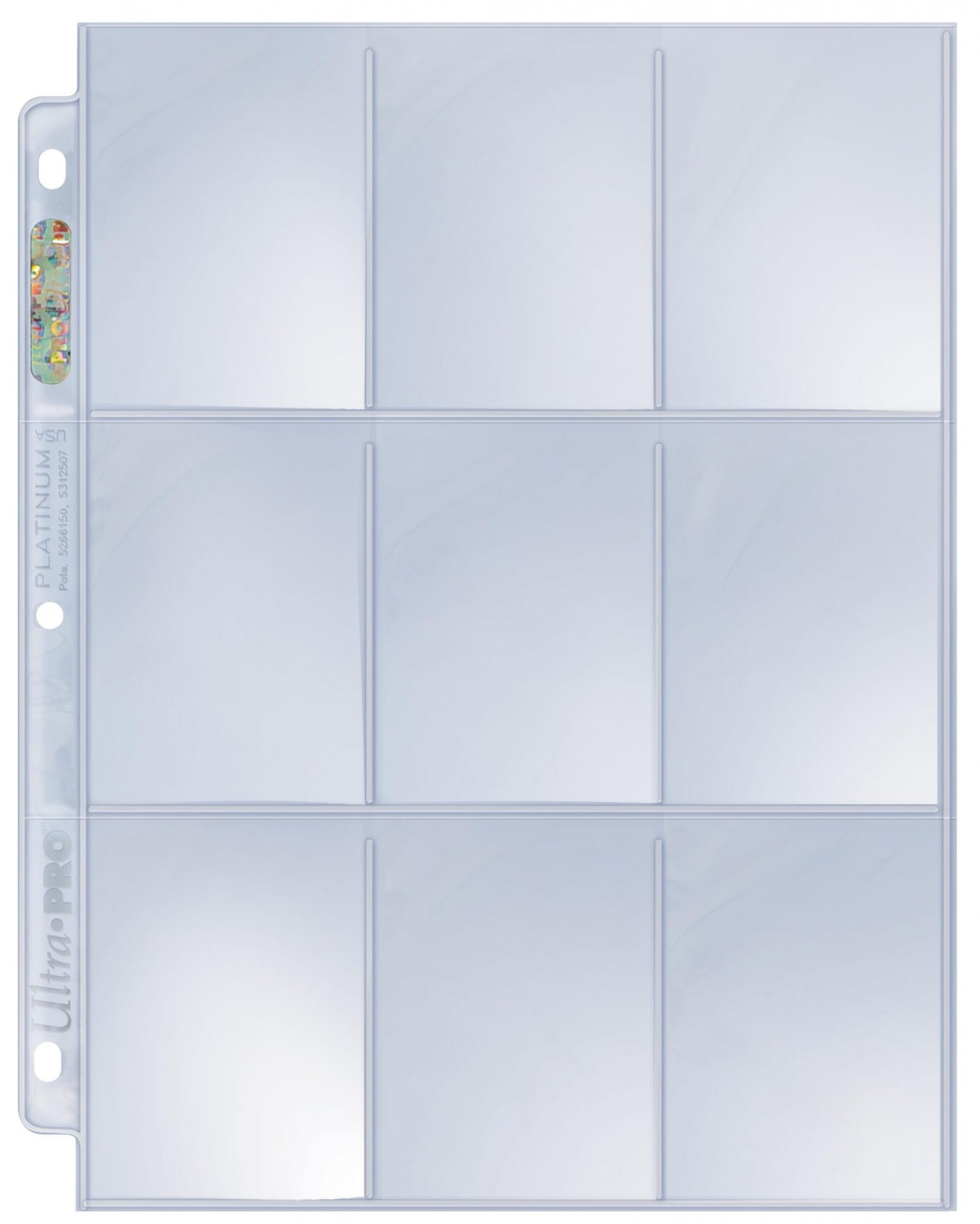 UltraPro - Nine (9) Pocket Pages - Sheets (Single)