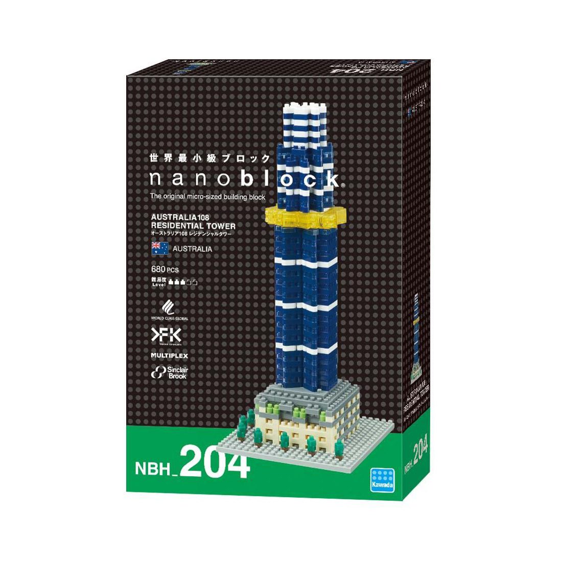 Nanoblock Austraila 108 Residential Tower