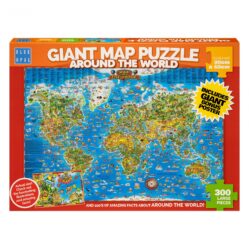 Giant Map Puzzle - Around the World - 300pc Large