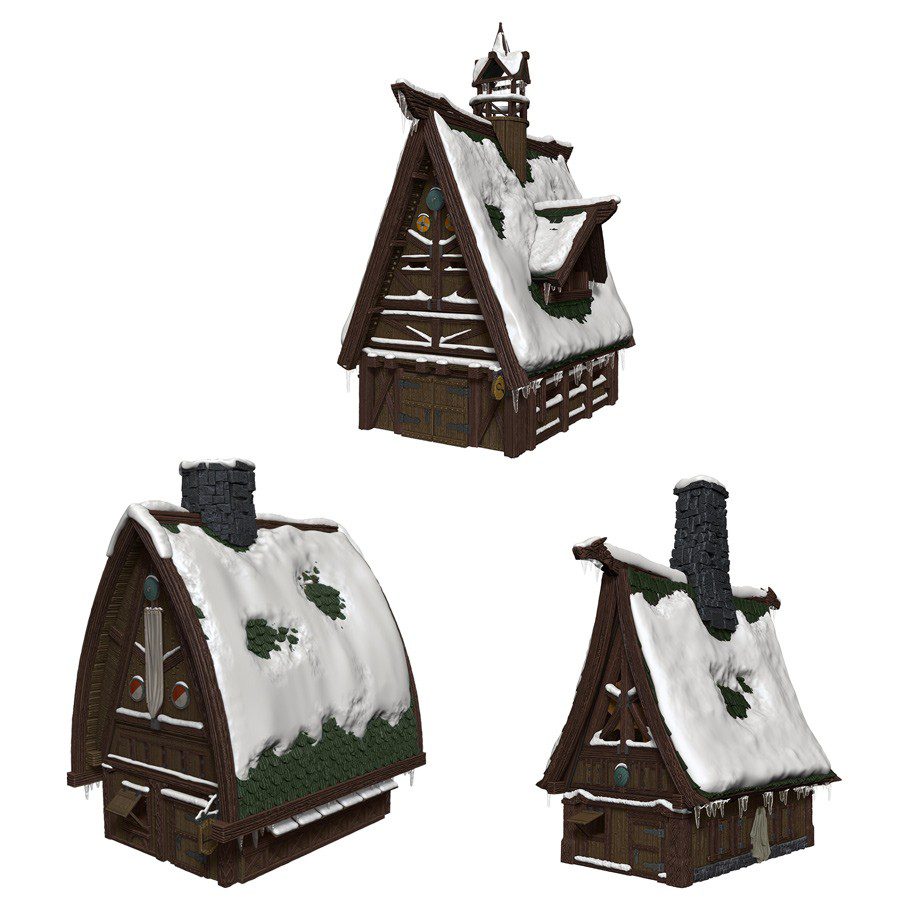 D&D Icewind Dale Rime of the Frostmaiden Ten Towns Papercraft Set - Image 3