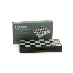 Chess Set - Magnetic - 16.5cm Black & White