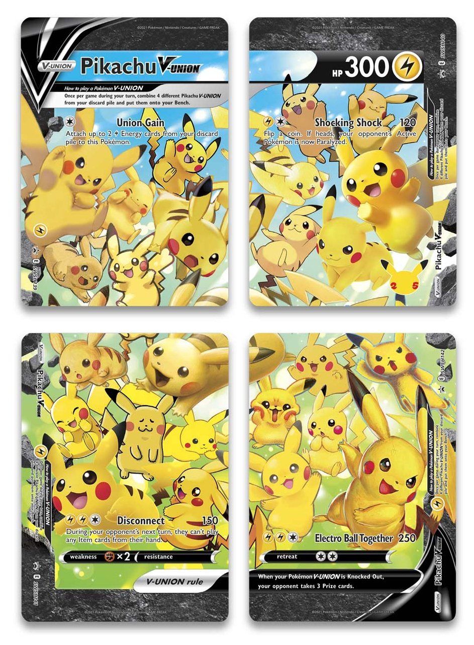Pokemon - Celebrations - Special Collection - Pikachu V-Union (LIMIT 1 PER-PERSON) - Image 3