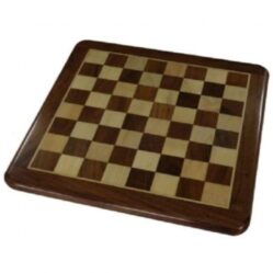 Chess Board - Coleford Flat Board - Acacia - 53cm (Royal Oak)