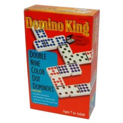 Dominoes - Double 9 - Coloured Spots (Domino King)