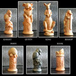 Chess Men - Australiana