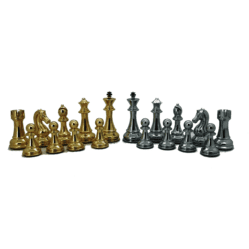 Chess Men - Gold And Silver - 101mm