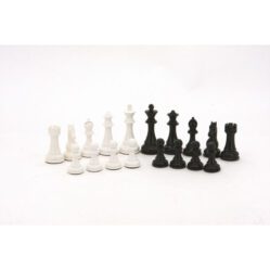 Chess Men - Black & White - 101mm - Weighted
