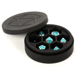 MDG Silicone Dice Case Round - Black