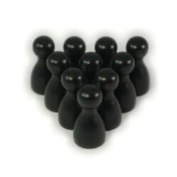 Game Counters - Wooden Pawns - Individual