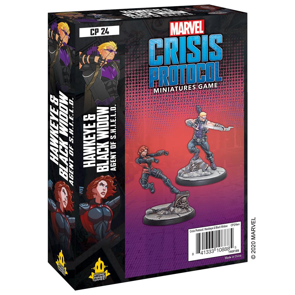 Marvel Crisis Protocol - Hawkeye & Black Widow Agent of SHIELD