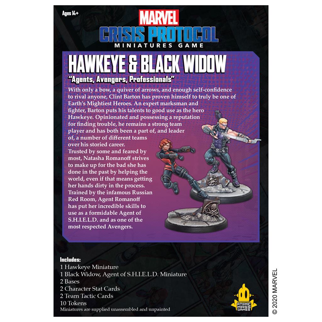 Marvel Crisis Protocol - Hawkeye & Black Widow Agent of SHIELD - Image 2
