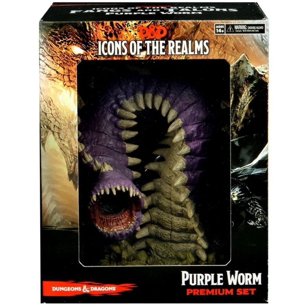D&D - Icons of the Realm - Fangs and Talons - Purple Worm - Premium Set