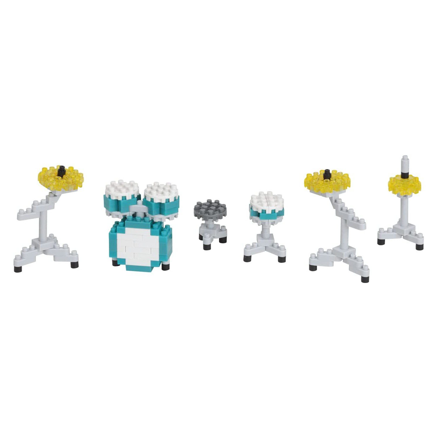 Nanoblock Drum Set Green - Image 3