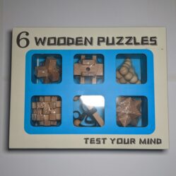 Wooden Puzzles - 6 in 1 Box