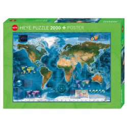Satellite Map - 2000pc
