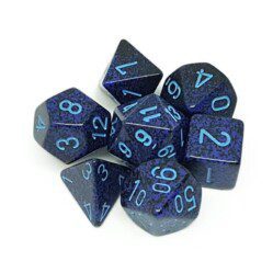 Dice Set - 4-20 - Speckled Cobalt