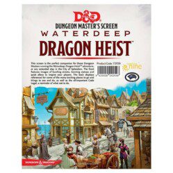 D&D - Dungeon Masters Screen - Waterdeep Dragon Heist