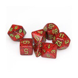Dice Set - 4-20 - Speckled Strawberry