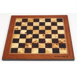 Chess Board - 50cm (20in) Walnut Finish
