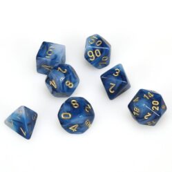 Dice Set - 4-20 - Phantom Teal w/Gold