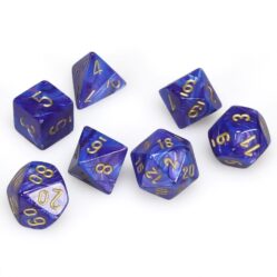Dice Set - 4-20 - Lustrous Purple w/Gold