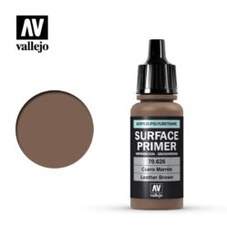 Vallejo Primer Leather Brown 17ml