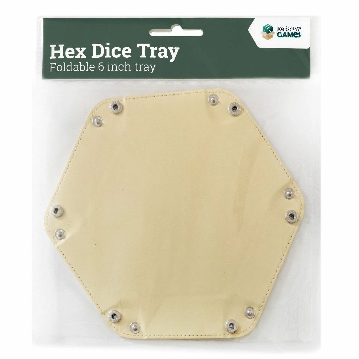 LPG Hex Dice Tray 6in Yellow