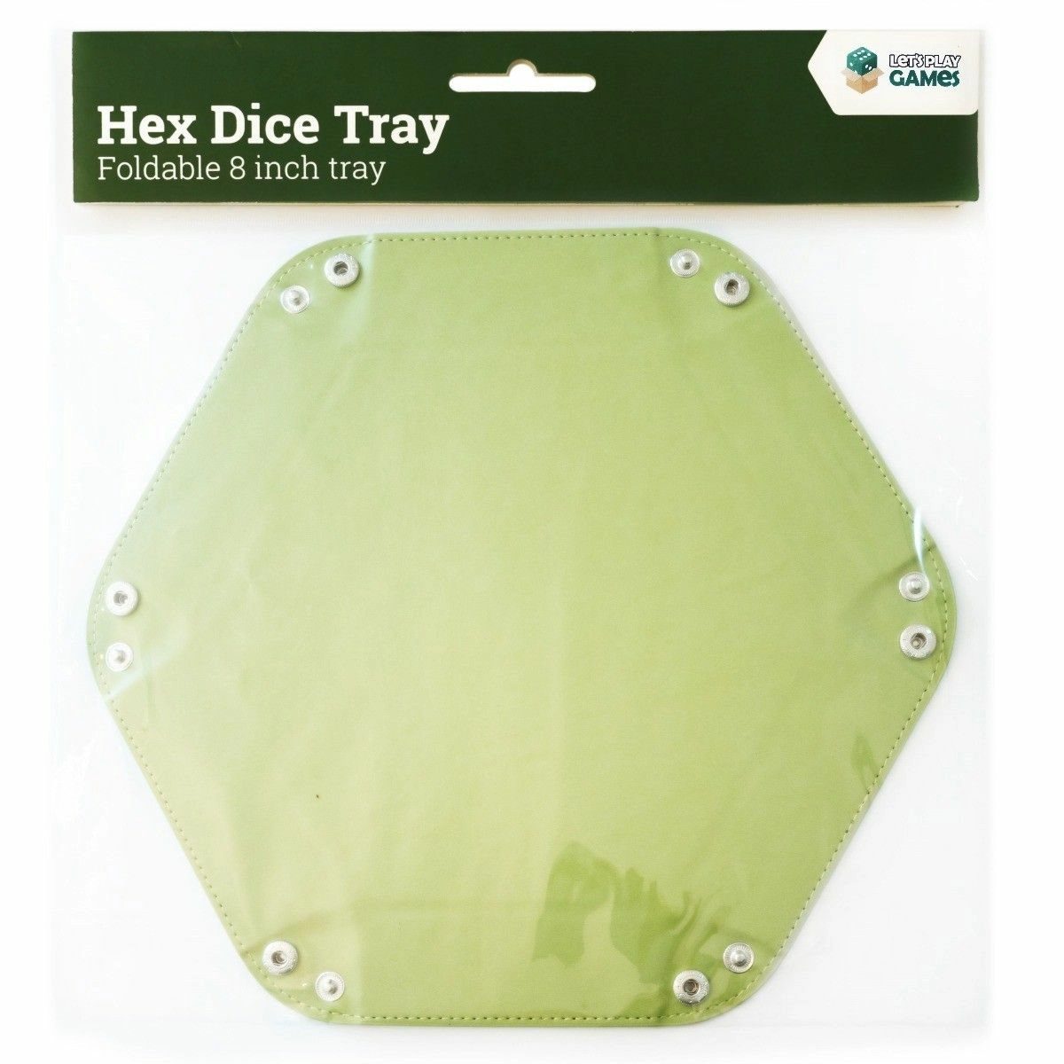 LPG Hex Dice Tray 8in Green