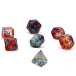 Dice Set - 4-20 - Nebula Primary/Blue Luminary