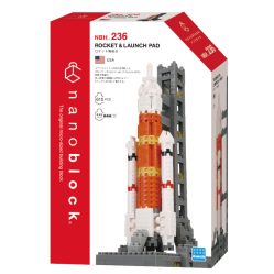 Nanoblock Rocket and Launch Pad