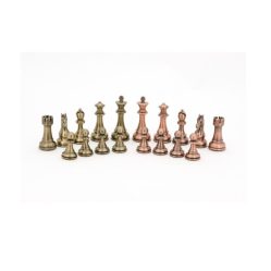 Chess Men - Bronze & Copper - 110mm - Weighted