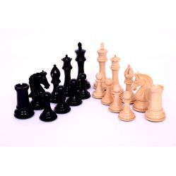 Chess Men - 105mm Black Ebony and Boxwood