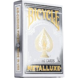 Playing Cards - Single - Metalluxe - Silver
