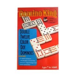 Dominoes - Double 12 - Coloured Spots (Domino King)
