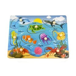 2 in 1 Sea Animal Peg Puzzle