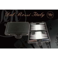 Backgammon - 15in Gray PU Leather