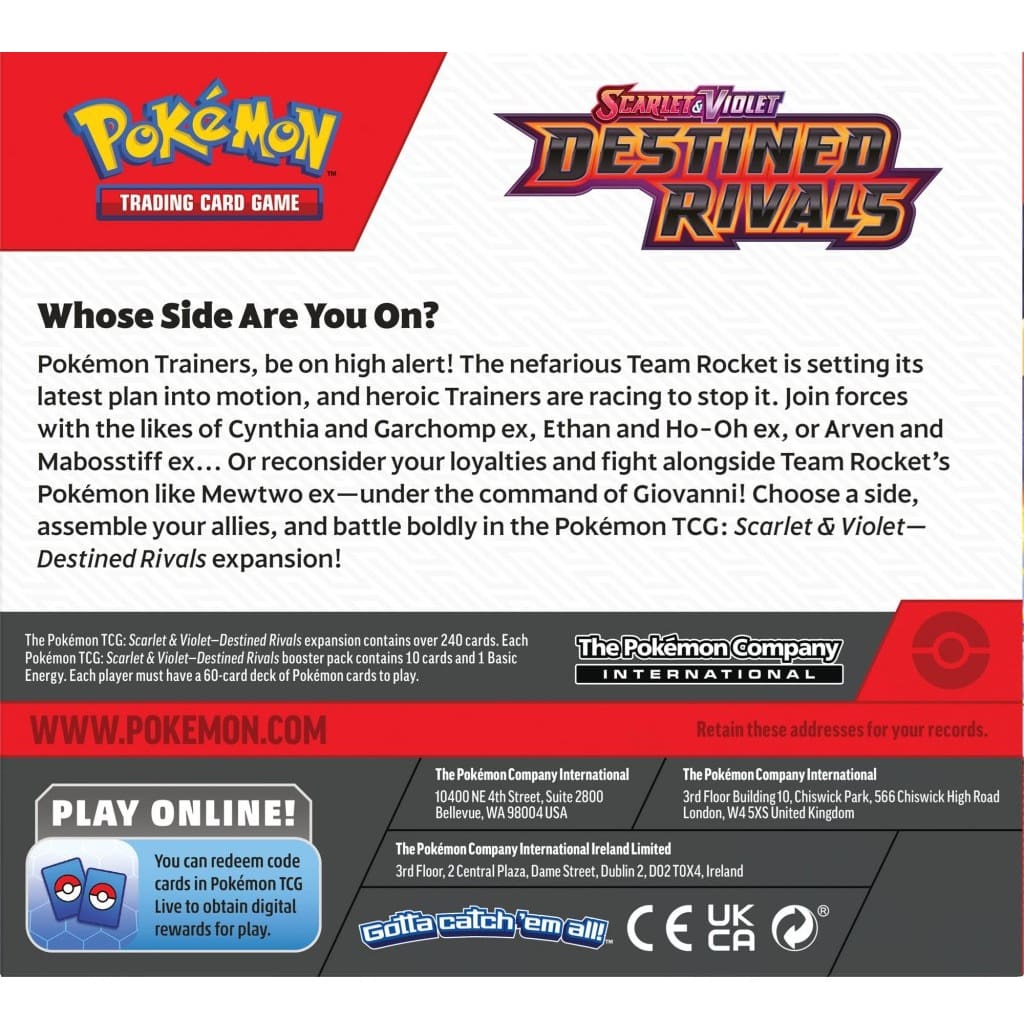 Pokemon - Destined Rivals - Booster (Box) - Limit 1 - Image 4