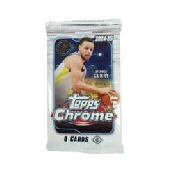 2024/25 Topps Chrome NBA Basketball Hobby - Booster (Single)