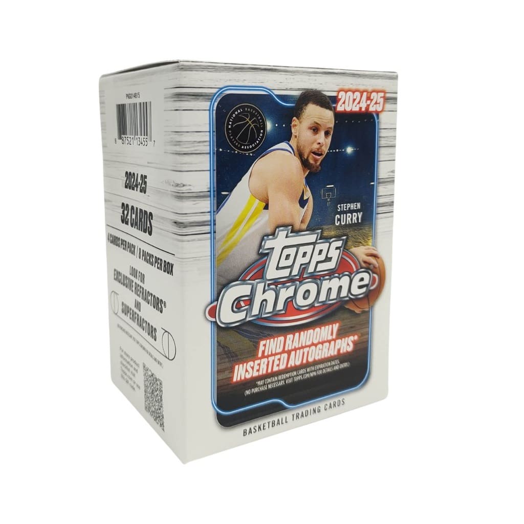 2024/25 Topps Chrome NBA Basketball Value - Blaster Box