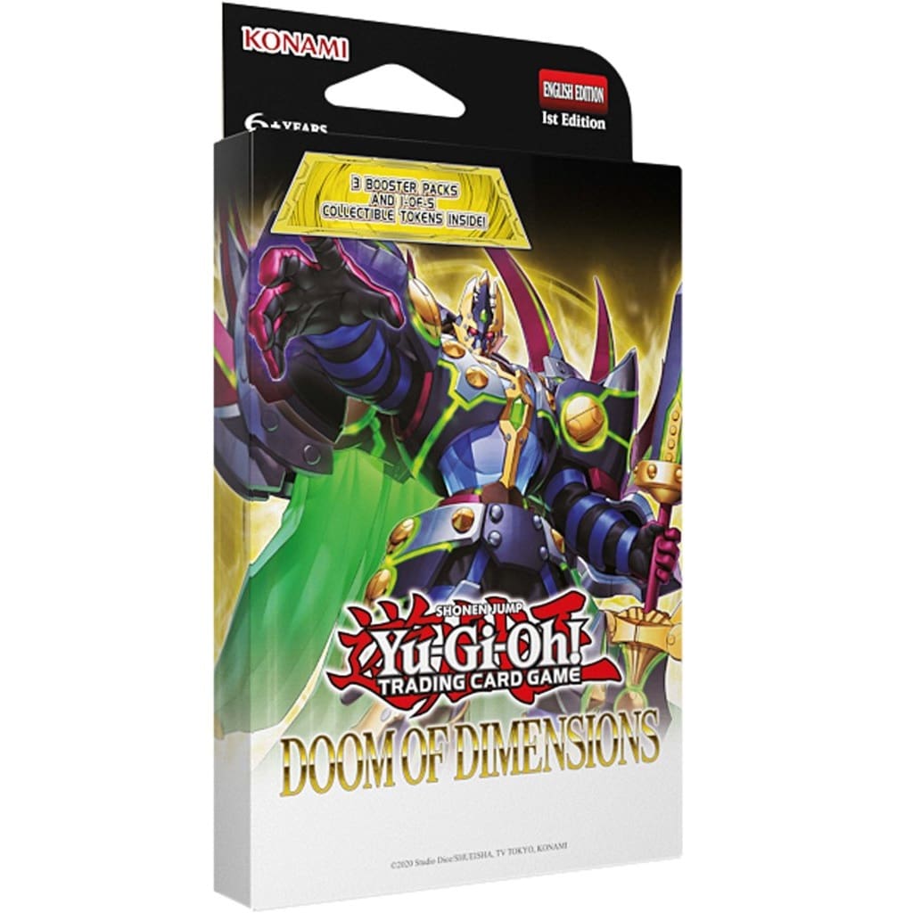 YuGiOh - Doom Of Dimensions - 3-Booster Tuck Box