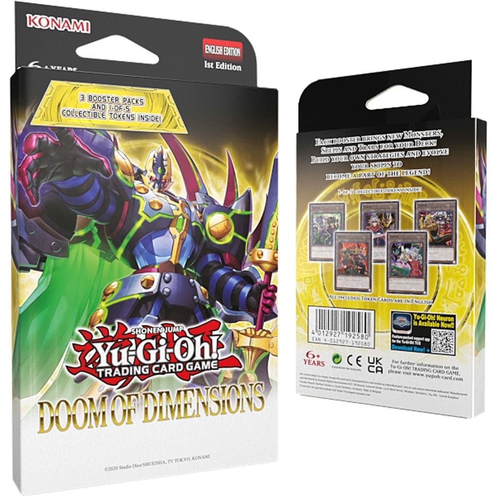YuGiOh - Doom Of Dimensions - 3-Booster Tuck Box - Image 3