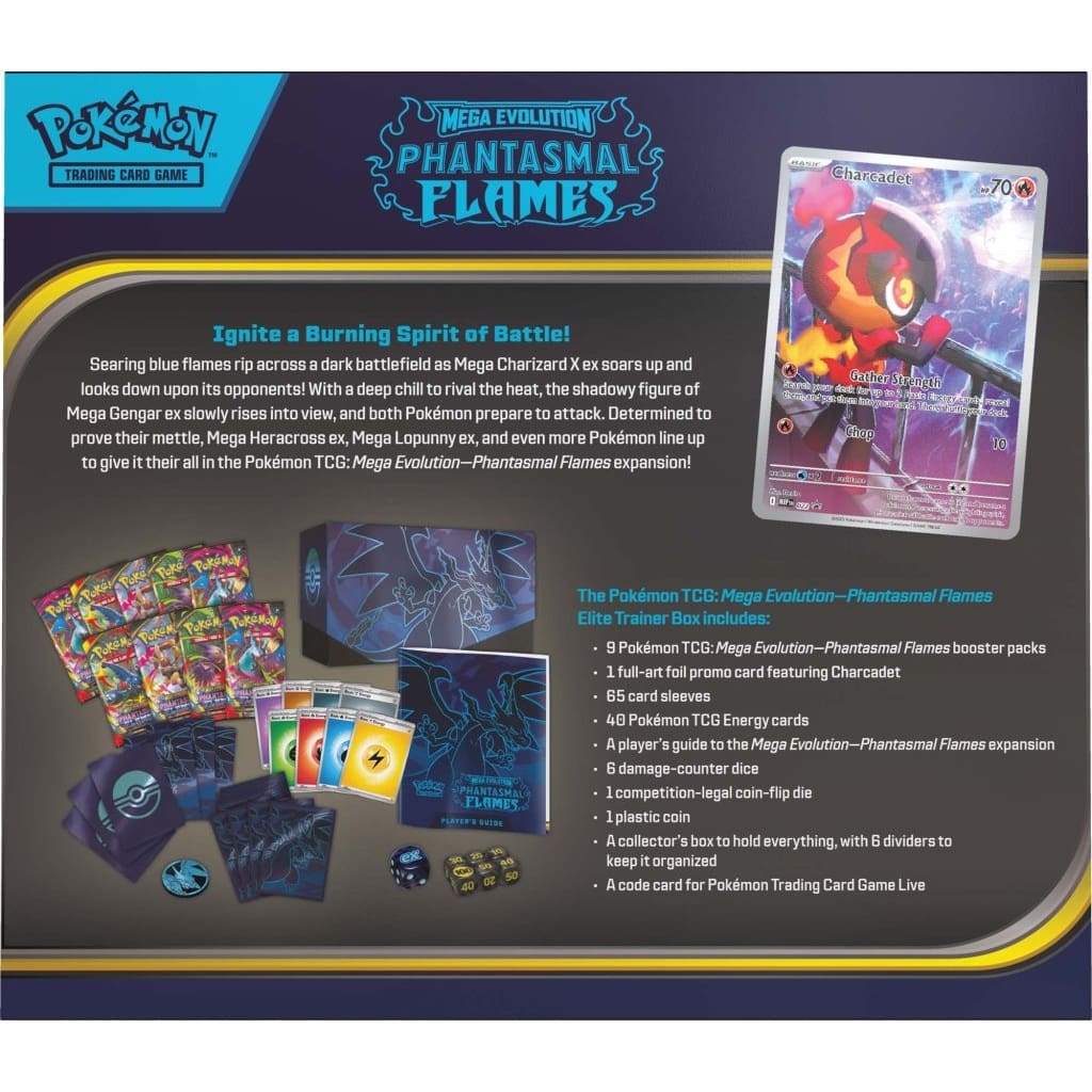 Pokemon - Phantasmal Flames - Elite Trainer Box - Limit 1 - Image 5