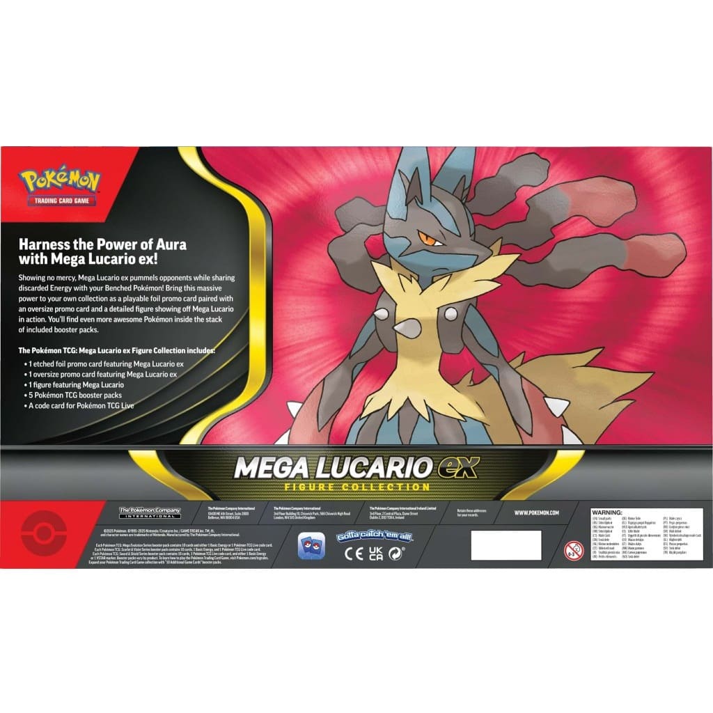 Pokemon - Mega Lucario ex Figure Collection - Box - Limit 1 - Image 6