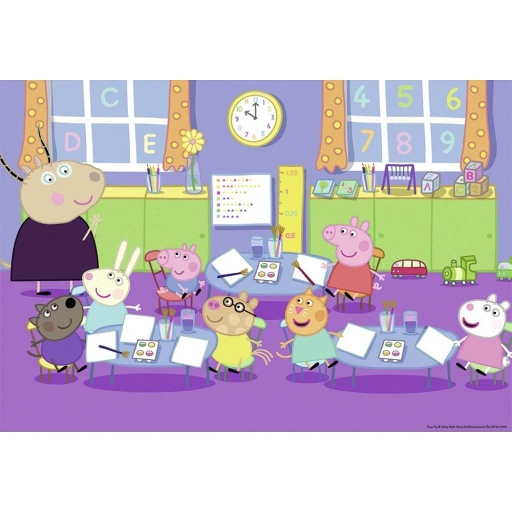 Peppa Pig at Playgroup Puzzle 2x24pc - Image 3