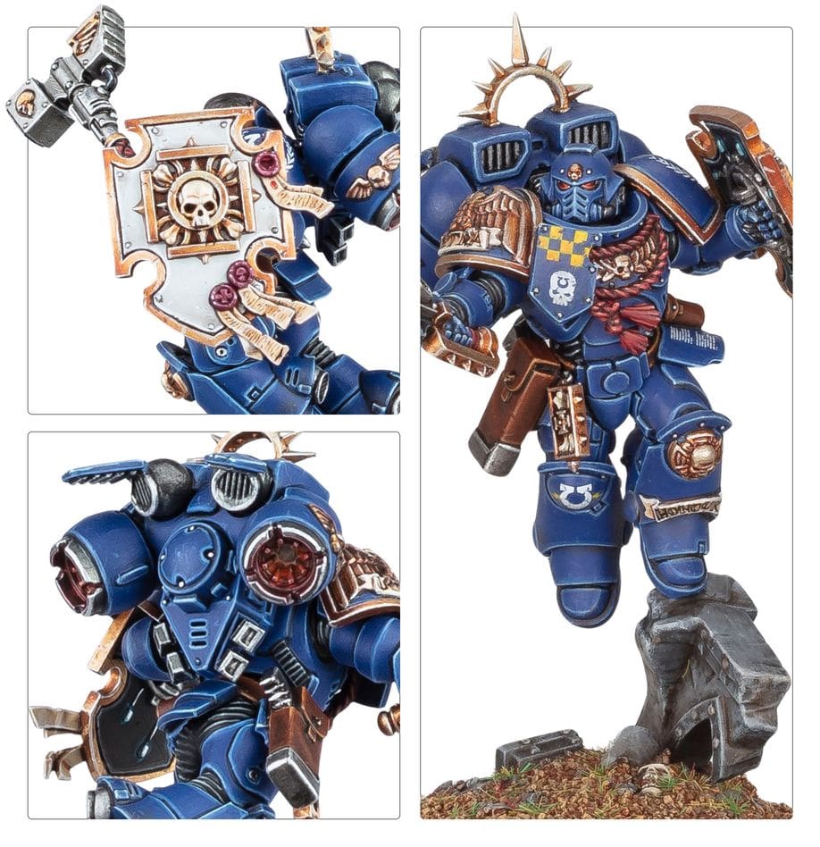 48-102 Space Marines: Captain with Jump Pack & Relic Shield - Image 3