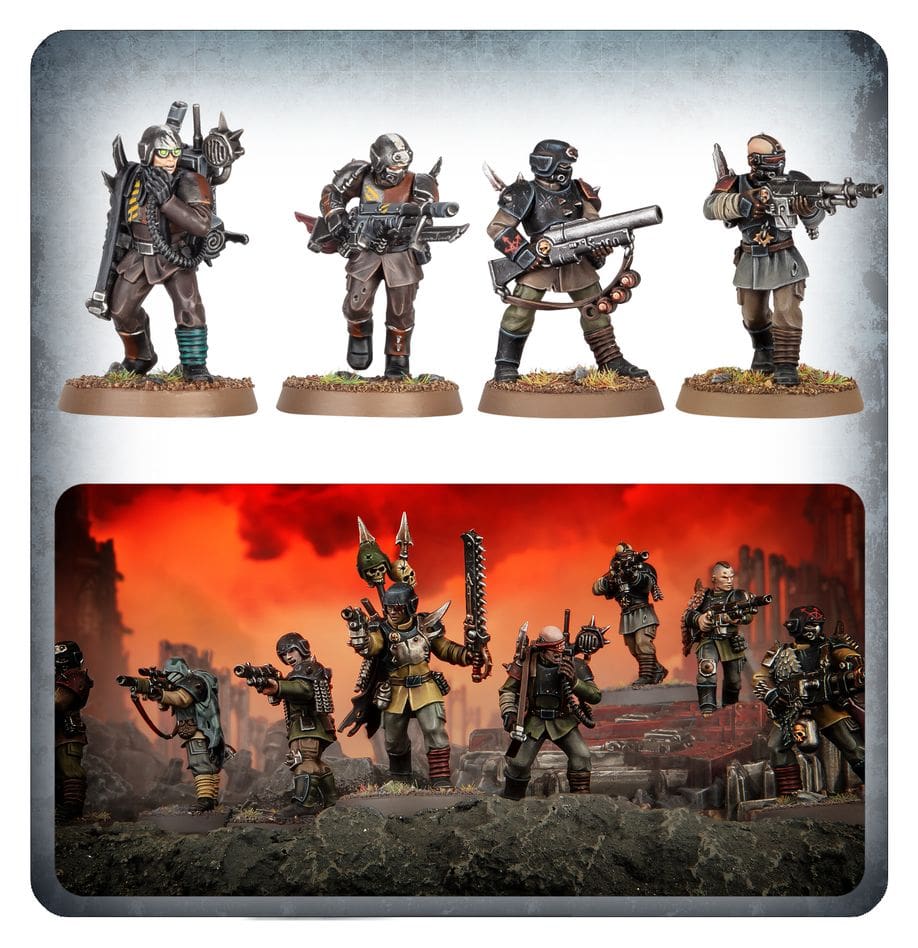 43-107 Chaos Space Marines: Traitor Guardsmen Squad - Image 8